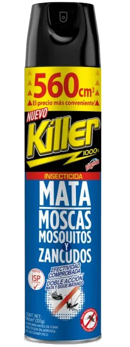 INSECTICIDA KILLER MATA MOSCAS 223G/390CC
