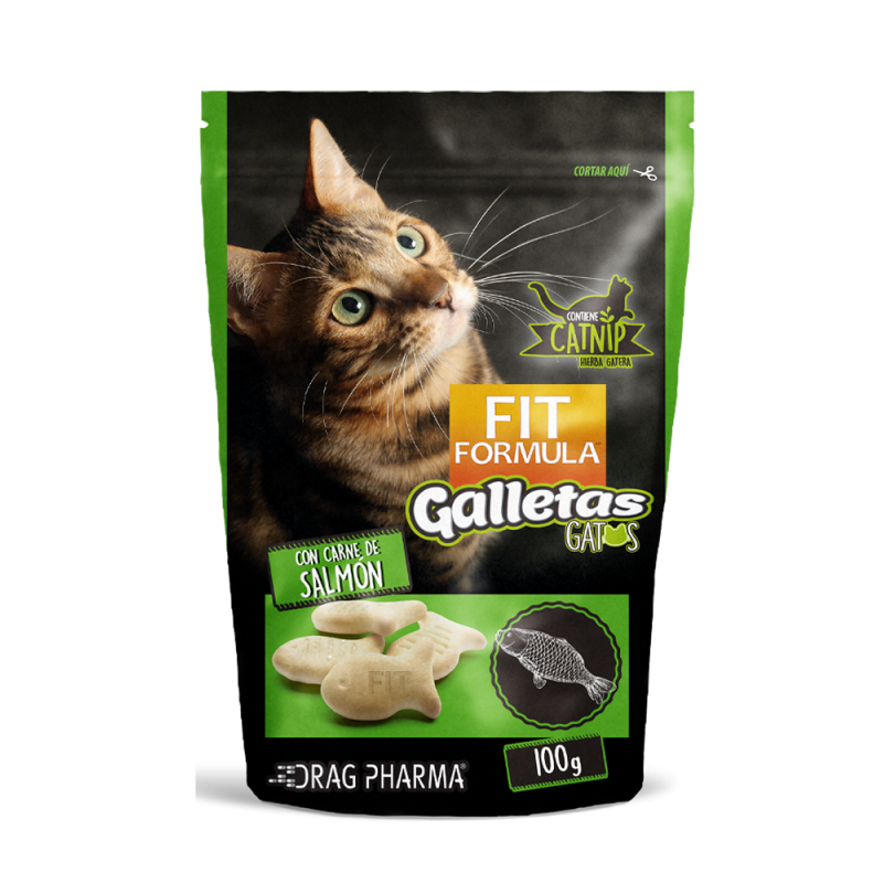 GALLETAS FIT GATOS SALMON 100G