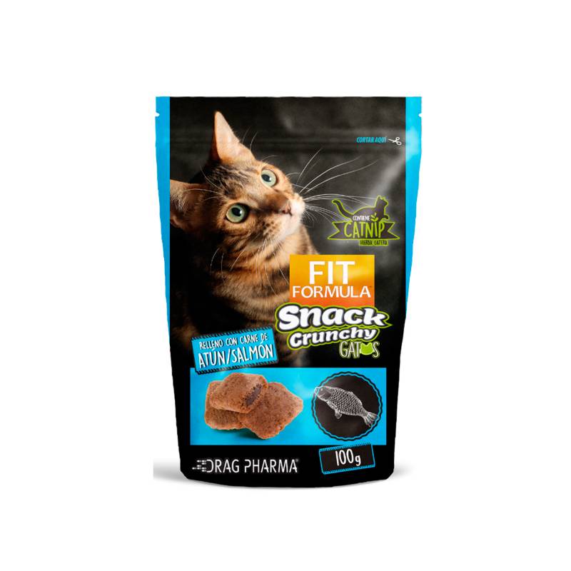 SNACK CRUNCHY FIT GATOS ATUN SALMON 100G