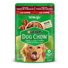 POUCH DOG CHOW ADULTOS CARNE 100GR