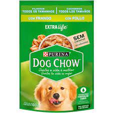 POUCH DOG CHOW CACHORROS POLLO 100GR