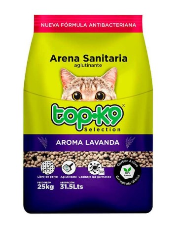 ARENA SANITARIA TOPK9 LAVANDA 4KG