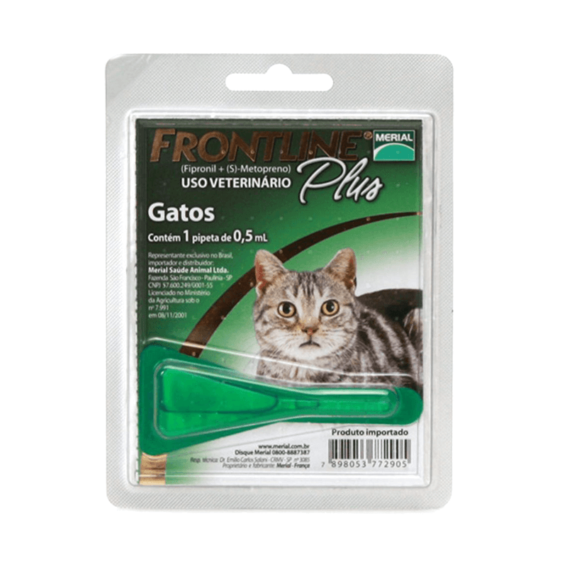 PIPETA FRONTLINE GATOS 0.5ML (HASTA 5KG)