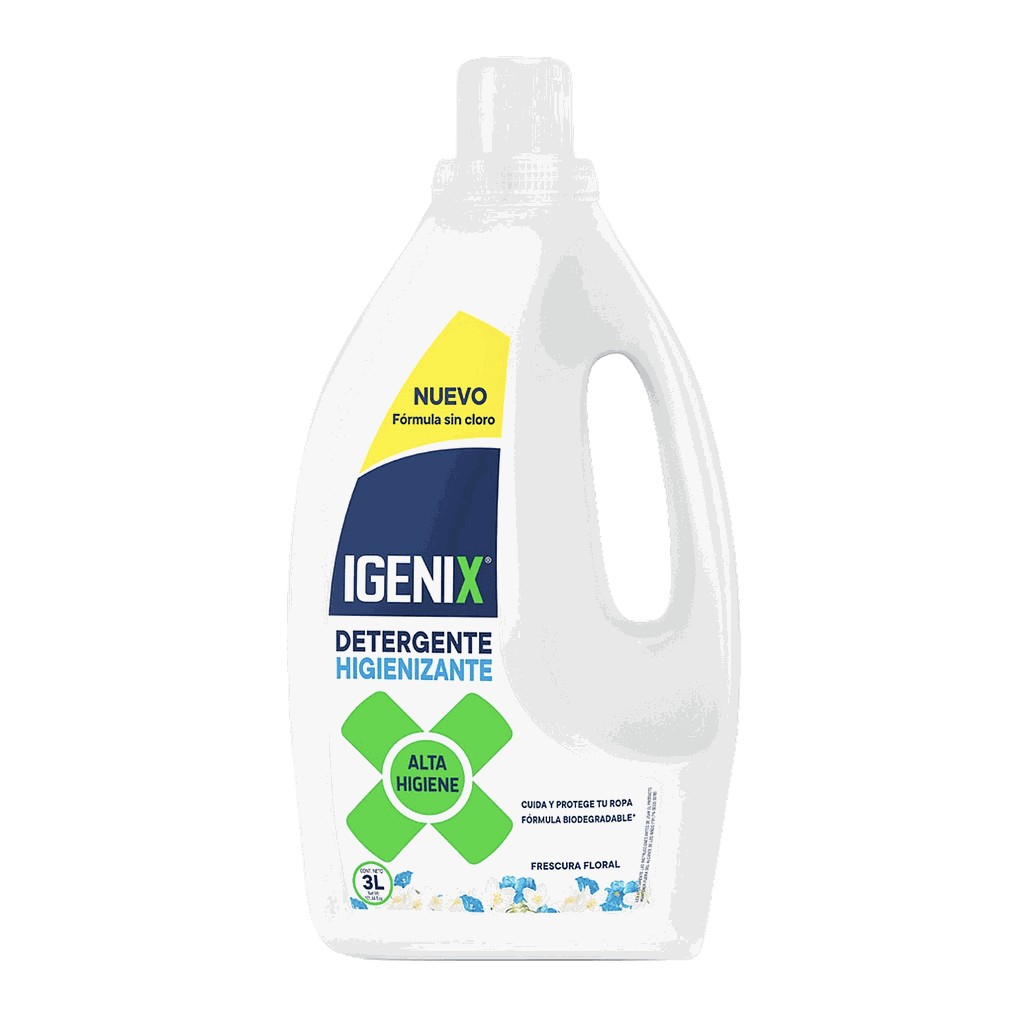 DETERGENTE LIQUIDO IGENIX FLORAL 3LTS.