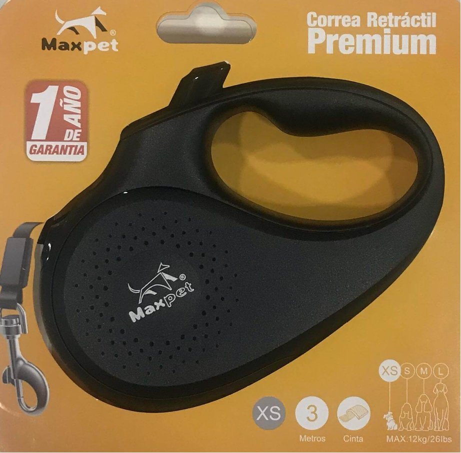 CORREA RETRACTIL PREMIUM T-S NEGRO