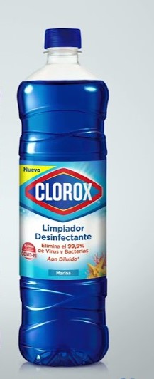 CLOROX LIMPIADOR DESINFECTANTE MARINA 900ML