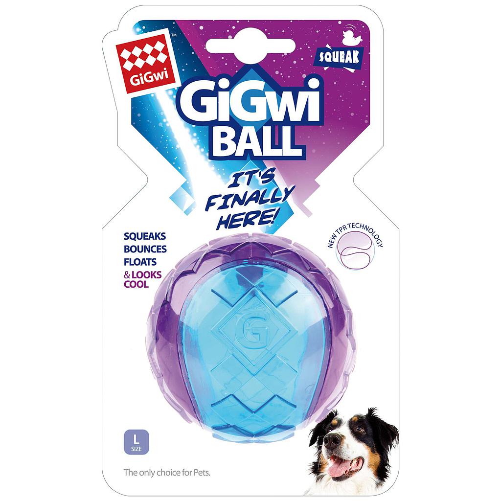 PELOTA GIGWI BALL VIOLETA/AZUL L