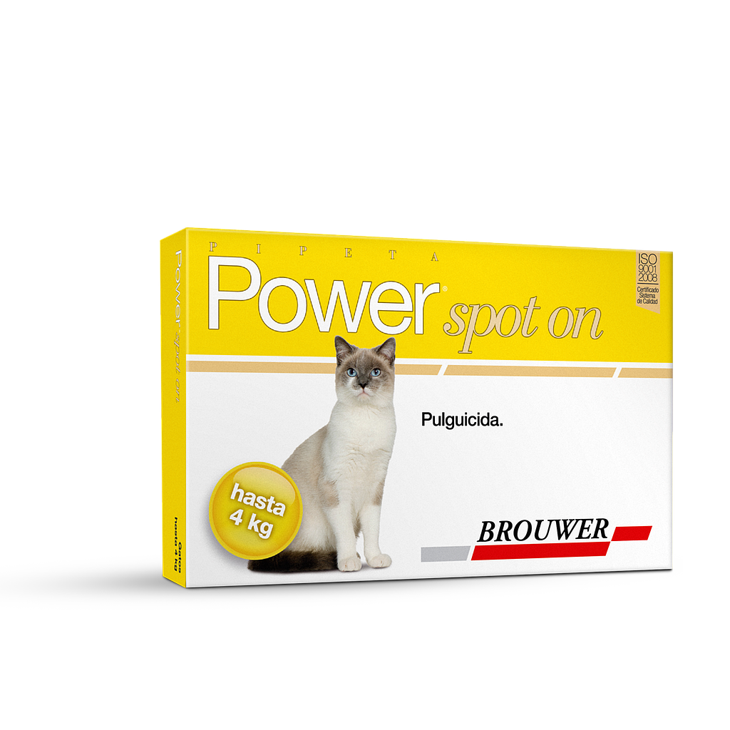 PIPETA POWER SPOT ON GATOS HASTA 4 KG