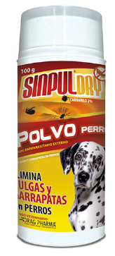 SINPUL DRY POLVO PERRO 100G