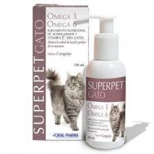 SUPERPET GATO OMEGA 3 Y 6 125 ML