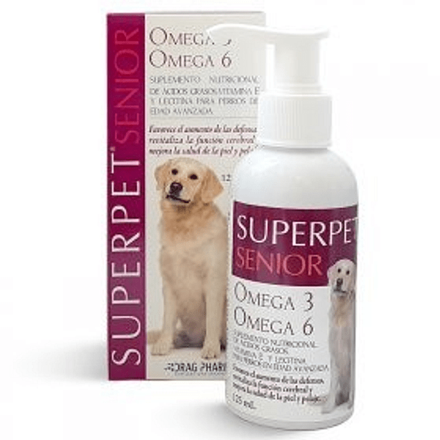SUPERPET SENIOR OMEGA 3 Y 6  125 ML