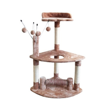 RASCADOR TORRE CON JUGUETES (48x48x90CM)