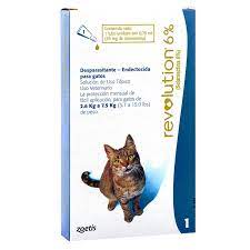 PIPETA REVOLUTION GATOS 2.6 A 7.5KG