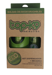 BOLSAS TOPK9 SET DISPENSADOR + RECARGA