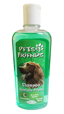 PETS &amp; FRIENDS SHAMPOO REPELENTE PULGAS 250 ML