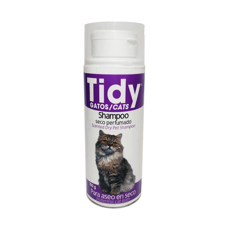 SHAMPOO EN SECO TIDY GATOS 100G