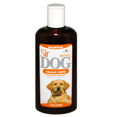 SHAMPOO SIR DOG PELAJE CAFE 390ML.