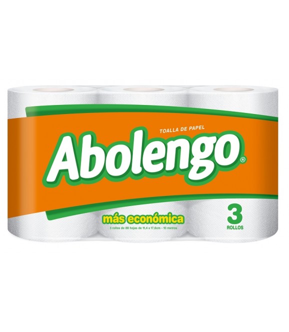 TOALLA DE PAPEL ABOLENGO X3