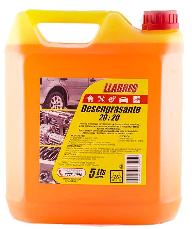 DESENGRASANTE 20:20 LLABRES 5LTS