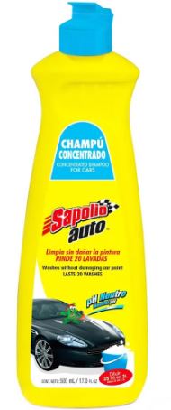 SHAMPOO AUTO CONCENTRADO SAPOLIO 500ML