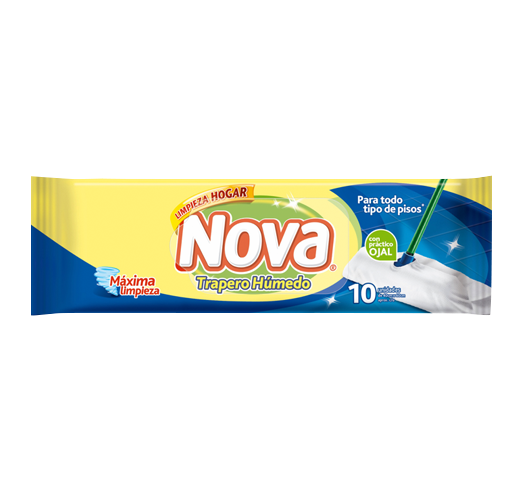TRAPERO HUMEDO PARA PISOS NOVA 10UN