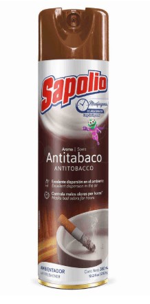 AMBIENTADOR SAPOLIO ANTITABACO 360ML