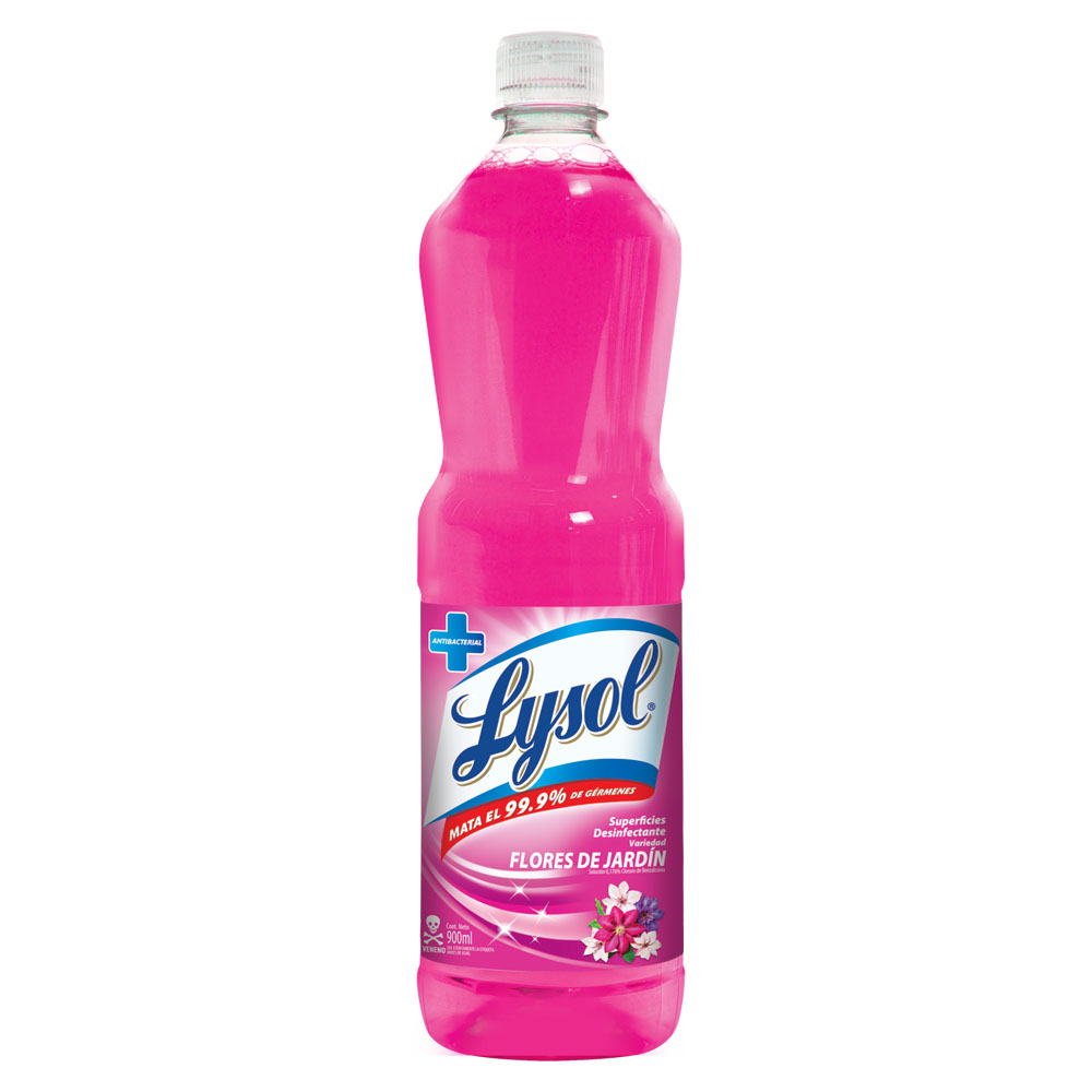 LIMPIADOR LYSOL FLORES DE JARDIN 900ML