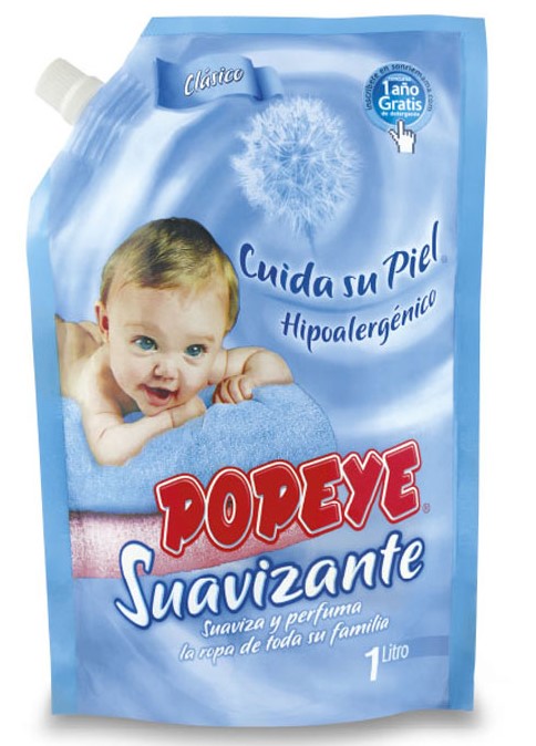 SUAVIZANTE POPEYE HIPOALERGENICO DP 1LT