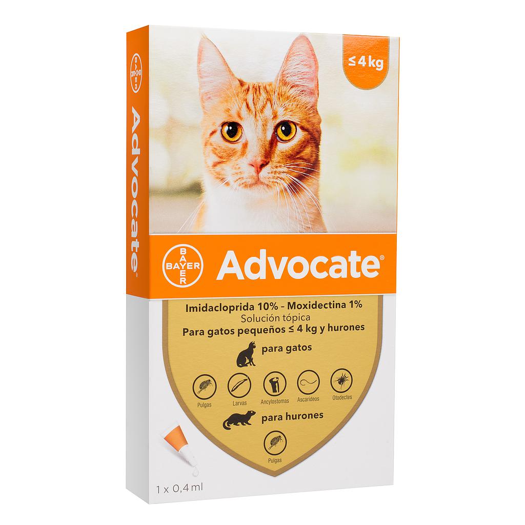 PIPETA ADVOCATE GATO HASTA 4 KG
