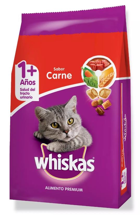 SACO WHISKAS CARNE 10KG