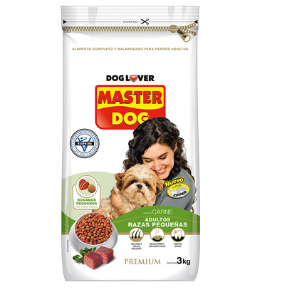SACO MASTER DOG ADULTO RAZAS PEQUENAS 18KG