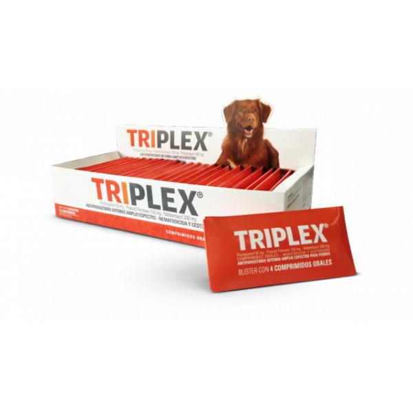 TRIPLEX BLISTERS X 4 COMPRIMIDOS