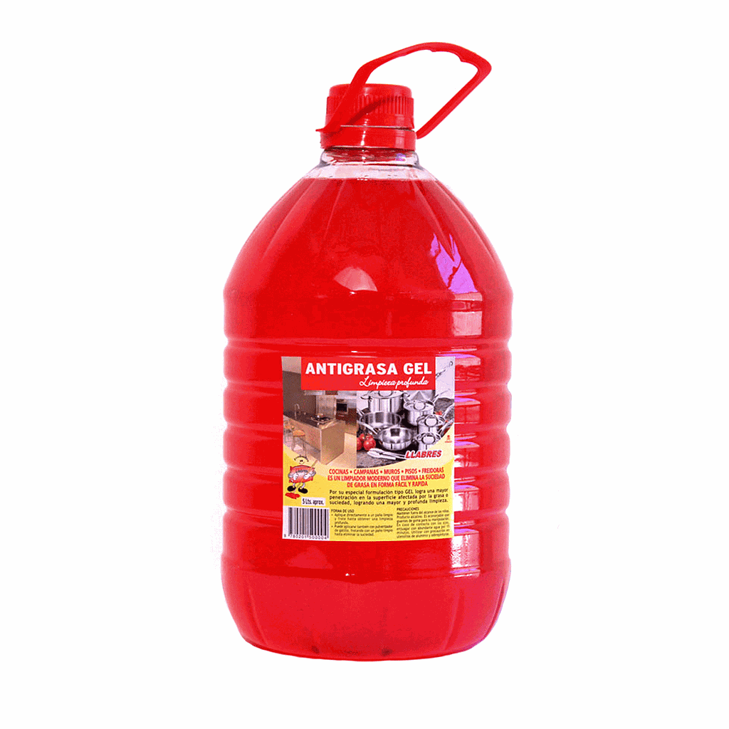 ANTIGRASA GEL LLABRES 5LTS