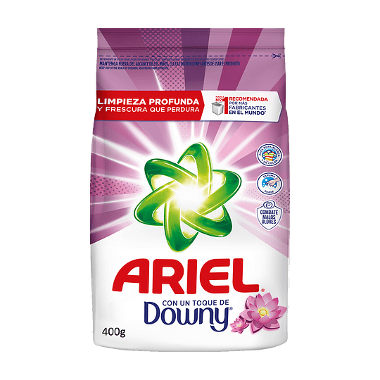 DETERGENTE ARIEL DOWNY 400G