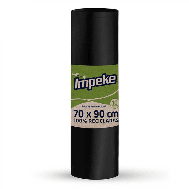 BOLSA DE BASURA IMPEKE 70X90 10UN