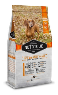 NUTRIQUE DOG MADURO 7+ RAZAS PEQUENAS 3KG