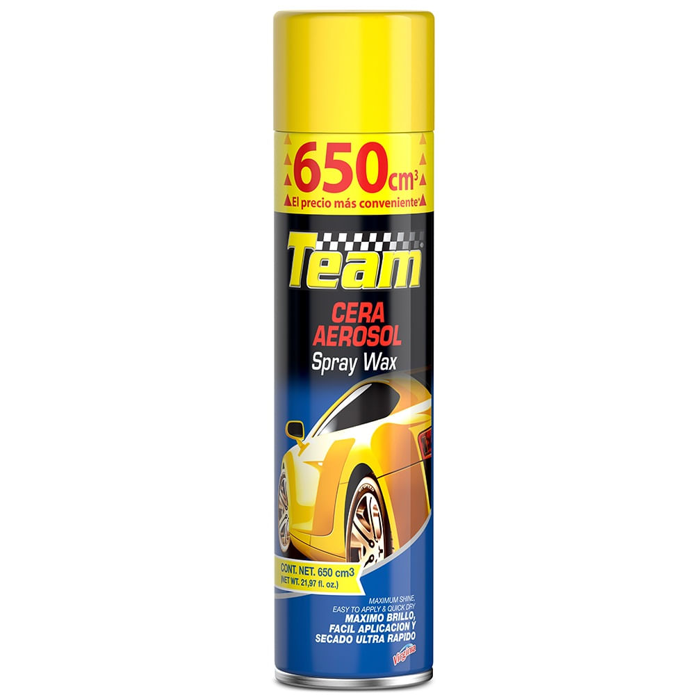 TEAM CERA AEROSOL PARA AUTOS 650CC