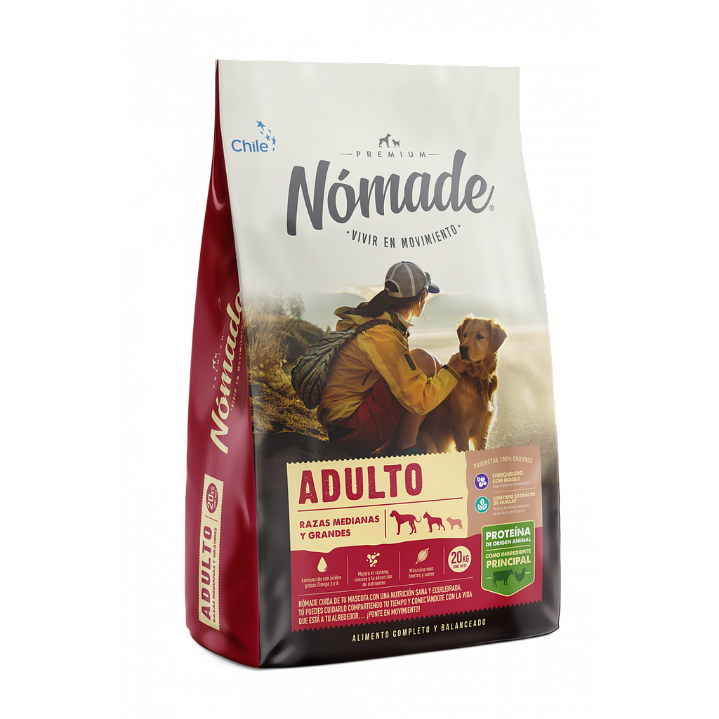 SACO NOMADE ADULTO 20KG