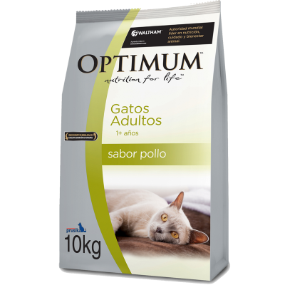 OPTIMUM GATOS ADULTOS POLLO 10KG