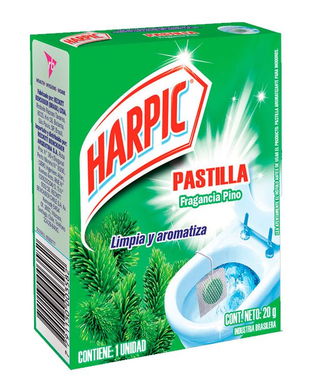 HARPIC PASTILLA INODORO PINO 20GR