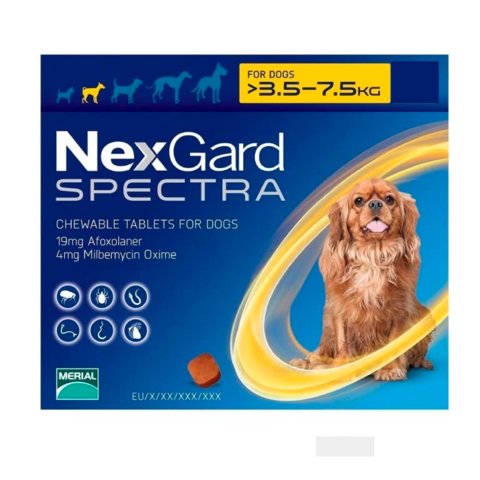 NEXGARD SPECTRA 3.6-7.5KG 1UN