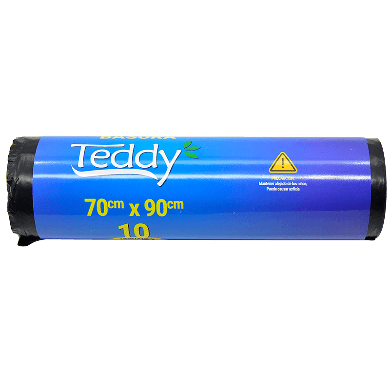 BOLSA DE BASURA TEDDY 70X90 10UN