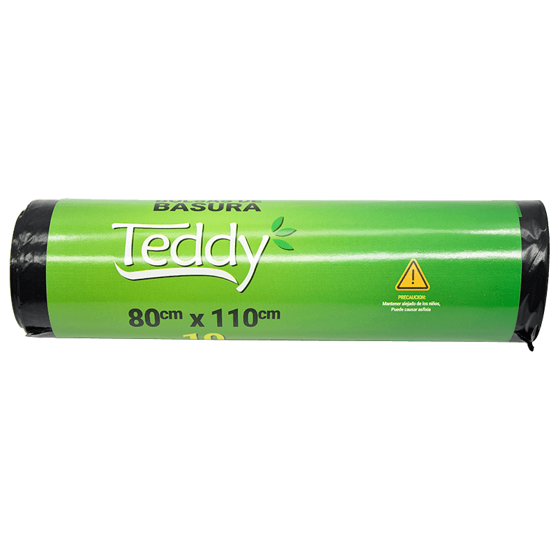 BOLSA DE BASURA TEDDY 80X110 10UN
