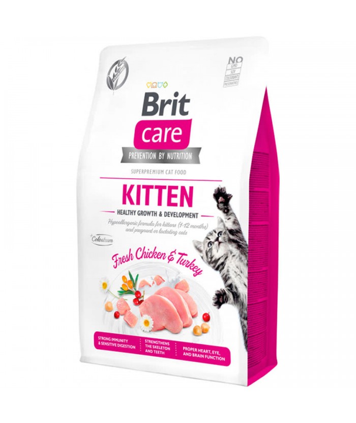 BRIT CARE CAT KITTEN HEALTHY GROWTH Y DEVELOPMENT 2KG