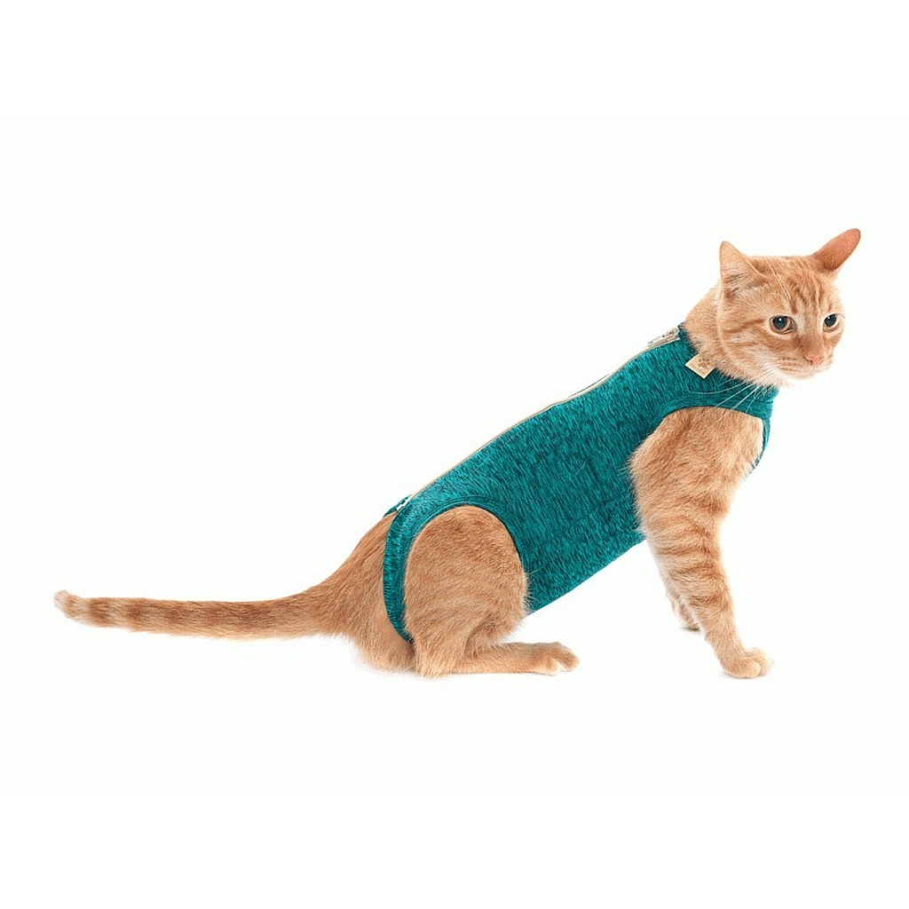 PET MED ROPA POST QUIRURGICA GATO T-1 (2.3-3KG) VERDE