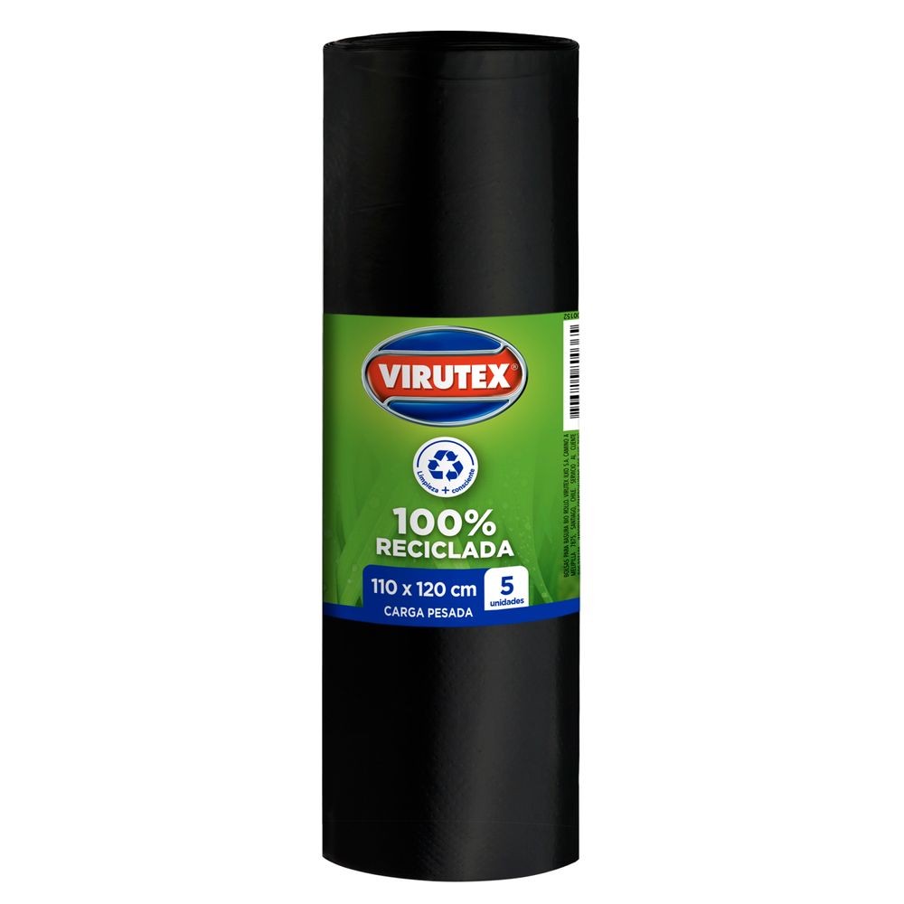 BOLSA DE BASURA VIRUTEX 110X120 5UN