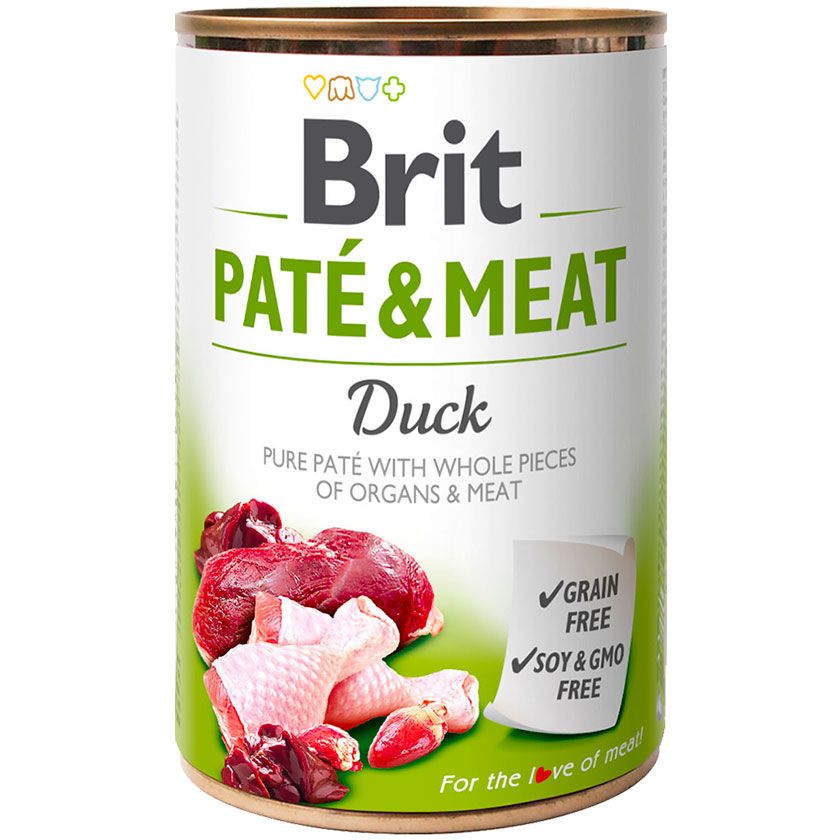 LATA BRIT PATE Y MEAT DUCK 400GR