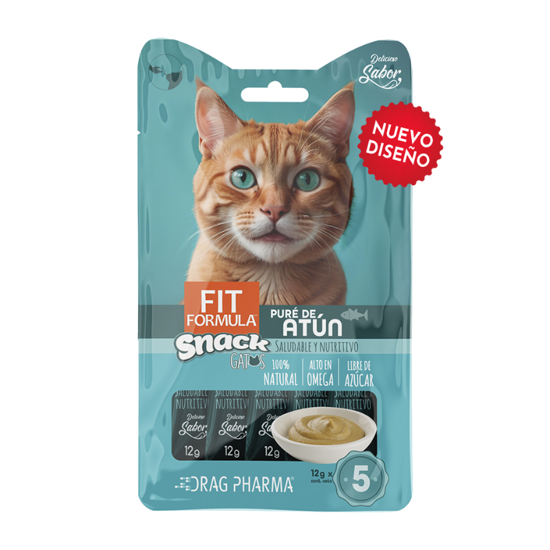 SNACK FIT GATOS PURE DE ATUN 5X12GR