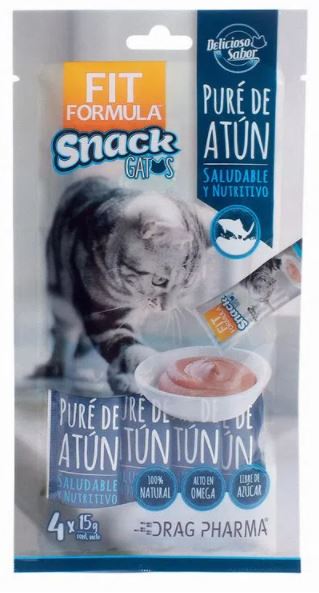 SNACK FIT GATOS PURE DE ATUN 4X15GR