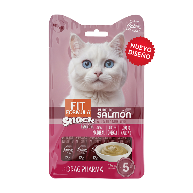 SNACK FIT GATOS PURE DE SALMON 5X12GR